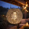 Formano Solarlaterne Garten LED Metall 19 cm Rattan-Optik Produktbild-Vorschau 2