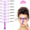 Augenbrauen Schablone Set, Wasserfest Wiederverwendbar DIY Produktbild-Vorschau 1