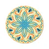 MuchoWow® Mauspad Mousepad Blume - Blätter - Blau 30x30 cm Produktbild-Vorschau 1