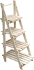 holz4home® Drabina do roślin z 4 półkami I Wymiary: 52,5 x Podgląd zdjęcia produktu 1