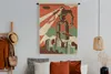 MuchoWow® Wandteppich Wandbehang Roboter - Vintage - Produktbild-Vorschau 4