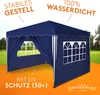 Kronenburg Faltpavillon 3x3m - Wasserfest, UV-Schutz 50+, 4 Produktbild-Vorschau 4