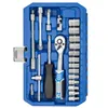 Steckschlüsselsatz 46 teilig 1/4 CrV S2 Bits Ratsche 72 Produktbild-Vorschau 4