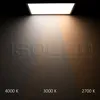 ISOLED LED Deckenleuchte PRO weiß, 30W, 300x300mm, Produktbild-Vorschau 3