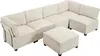 Sweiko 308cm Langes Sofa Modulares 6-Sitzer-Sofa, Produktbild-Vorschau 19