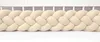 Bettschlange 4-strängig geflochten Velours 300 cm – Creme | Produktbild-Vorschau 1