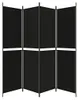 Parawan 4-Panelowy, Czarny, 200X200 Cm, Tkanina Lumarko! Podgląd zdjęcia produktu 4