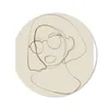 MuchoWow® Mauspad Mousepad Frau - Linienkunst - Produktbild-Vorschau 1