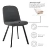 lot de 4 chaises de salle à manger en tissu bouclé, Calme Voir les images du produit 6