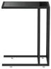 vidaXL Tavolino da computer Nero 50x35x65 cm Vetro Anteprima dell’immagine prodotto 4