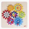 goki Zahnradspiel 7 Räder natur/bunt  Holz 21x21cm Produktbild-Vorschau 4