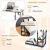 COSTWAY Table d'appoint en bois, réglable en hauteur & Voir les images du produit 3