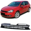 Sportgrill Kühlergrill Grill SCHWARZ GLANZ für VW Golf 6 VI 08-12 – Produktansicht Produktbild-Vorschau