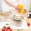 Zestaw garnków i patelni marmurkowych 12 elementów indukcja Podgląd zdjęcia produktu 11