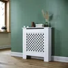 SONNI 78 cm blanc Grille croisée Habillage de radiateur Voir les images du produit 2