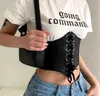 Cintura elastica per corsetto da donna, nera, materiale Anteprima dell’immagine prodotto 6