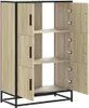 vidaXL Vysoká doska Sonoma-dub 68x35x106,5 cm Materiál na Náhľad obrázku produktu 7