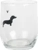 Clayre & Eef Wasserglas 300 ml Transparant Glas Dackel Produktbild-Vorschau 2