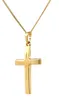 Gold Anhänger Kreuz mit Goldkette massiv 585 - 14 Karat Produktbild-Vorschau 4