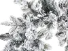 BELIANI Weihnachtsgirlande Weiß Kunststoff 180 cm mit LED Produktbild-Vorschau 6