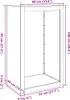 vidaXL Stojan na palivové drevo 60x40x100 cm Pozinkovaná Náhľad obrázku produktu 7