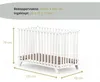 GEUTHER Kinderklappbett Mayla | 60 × 120 cm | Faltbares Produktbild-Vorschau 7