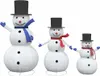 Three snowmen of varying sizes are displayed against a white background. Náhled obrázku produktu