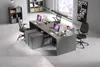 Schreibtisch Computertisch KAJA 138 cm Graphit Grau Produktbild-Vorschau 6