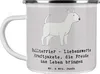 Mr. & Mrs. Panda Emaille Tasse Bullterrier Kraftpaket - Produktbild-Vorschau 1