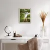 Gerahmtes Poster - Rahmen in heller Eiche - Pfad Natur Wald Produktbild-Vorschau 6