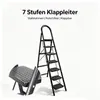 Bockleiter Haushaltsleiter Stehleiter 7 Stufen Klappleiter Produktbild-Vorschau 6