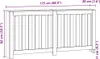 Kryt na radiátor dub artisan 175x20x82 cm kompozitné drevo Náhľad obrázku produktu 7