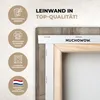 MuchoWow© Leinwand Bilder 80x120 cm - Design: Frau mit Produktbild-Vorschau 3