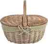 Picknickkorb aus Weide, geschlossen, 42x32x35 cm Produktbild-Vorschau 3