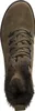 A top-down view of a brown boot with fur trim. Produktbild-Vorschau