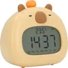 A cute, cartoon-like alarm clock shaped like a capybara. Náhled obrázku produktu