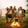 Hauki Campingstuhl faltbar, Khaki, Angelstuhl mit Produktbild-Vorschau 8