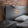 Tischleuchte, Metall Alu, schwarz matt, Flexo Spot, H 59 cm Produktbild-Vorschau 2