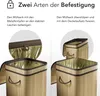 Gelber Sack Ständer aus Bambus I 80L Gelber Sack Behälter Produktbild-Vorschau 5