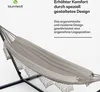 Blumfeldt Outdoor-Hängesessel mit Gestell & Kissen, 150 kg Produktbild-Vorschau 4