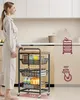 Servírovací vozík se 4 úrovněmi, vozík s výsuvnými koši Náhled obrázku produktu 3