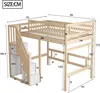 Flieks Etagenbett 140x200cm mit Rausfallschutz, Hochbett Produktbild-Vorschau 7