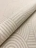 NEWROOM Tapete Taupe Vliestapete Linien - Mustertapete Boho Produktbild-Vorschau 1