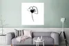 MuchoWow® Poster Blume - Strichzeichnung - Schwarz - Weiß Produktbild-Vorschau 5