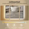 HOKO® LED Bogenspiegel 50x90/90x50 cm mit Schwarzer Produktbild-Vorschau 5