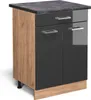 Küchenunterschrank Vicco R-Line Anthrazit Hochglanz 60 cm Produktbild-Vorschau 1