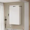 Mobile Da Bagno Sospeso Bianco Con Ripiani E Colonna, Da Anteprima dell’immagine prodotto 8