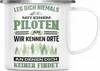 Trendation - Pilot Geschenk Emaille Tasse Flugzeug Fliegen Produktbild-Vorschau 1