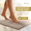 Lavea® 4er Set Badematte 50x80 cm, Badezimmerteppich 100% Produktbild-Vorschau 3