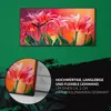 Küchenuhr Bürouhr Leinwand Uhr Geräuschlos 60x30 Gemälde Produktbild-Vorschau 5